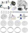 ATIE Pool Cleaner Tune Up Rebuild Kit A49 Compatible with Polaris 280, TR28P Pool Cleaner with Wheel, Tire, Drive Shaft, Turbine Bearing, All Purpoe Bag, Sweep Hose, Wheel Bearing, Tailsweep Pro