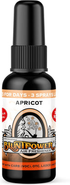 3 Pack BluntPower 1 Ounce Bottle Air Freshener Oil Based Concentrate and Oil for Burner - Apricot