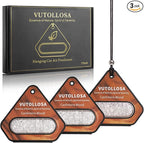 3 Pack Car Air Freshener & Car Deodorizer, Cashmere Wood Scented - Long Lasting Hanging Car Air Fresheners for Women & Men, Car Accessories by VUTOLLOSA