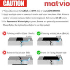 Crystal Clear Invisible Waterproof Agent - Elastic Liquid Rubber Waterproof Sealant for Shower, Tile & Bathroom Repair - Transparent Leak Stopper for Windows & Masonry - UV Resistant - 1 Quart