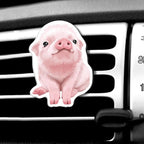 WIRESTER Fresh Scented Car Air Freshener Vent Clip, Decorative Accessories, Interior Decoration for Cars - Cute Animals, Nursery Animals, Chickens, Birds