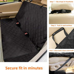 Dog Back Seat Cover Protector, Waterproof Dog Car Seat Covers, Nonslip Backseat Protection for Dogs and Kids, Compatible Pet Car Seat Cover for Cars & Midsize SUVs