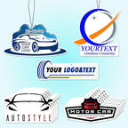 Custom Logo Car Air Freshener Bulk, Custom Air Fresheners with Picture, Personalized Air Freshener for Car, Suitable for Custom Gifts for Branding Business Events (Irregular Shape)