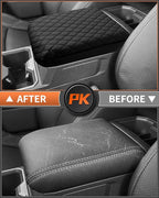 Shademax Custom for 2024 2025 Toyota Tacoma Center Console Cover Armrest Cover for Tacoma Accessories 2026 Armrest Cushion Pad Leather Middle Console Lids Cover Seat Box Protector Anti-Scratch