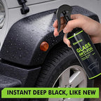 Plastic Restorer,Black Trim Restorer-UV Protection & Dirt,Add Shine and Protect Exterior Trim with Durability,Plastic Restorer for Cars Black Exterior & Interior Care for Detailing,10.15 FL OZ