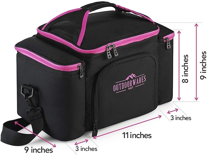 Cooler Bag Women Insulated By Outdoorwares Large Capacity Durable, To Keep Foods And Drinks In The Right Temperature - Good For Travel, Picnic, Beach Hiking, Camping ETC.(Containers Not Included)