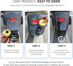 Black Trim Restorer, Plastic Restorer for Cars - Restore Faded Bumpers, Plastic, Trim, Vinyl & Rubber - Car Detailing Kit Tire Shine Applicator Shiny Stuff for Jeep, Truck Car Accessories - 6oz