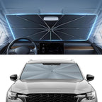 Autorder Windshield Sun Shade Umbrella for 2016-2025 Mazda CX-9 CX9 Accessories,Upgraded Ice Crystal Material,Easy Setup Umbrella Sunshade for Car Windshield,100% Sun Blocking