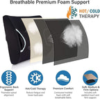 Vaunn Medical Lumbar Back Support Cushion Pillow