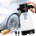 Electric Foam Sprayer for Car Wash, 130 PSI Battery Powered Cordless Foam Cannon, 2-Liter Portable Foam Pump Sprayer 2026 New Upgrade Ivory