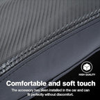Autorder Center Console Cover for 2019-2023 Ford Ranger Accessories Armrest Cover Carbon Fiber Middle Console Pad Anti-Scratch Armrest Protector (NOT for 2023 Ranger XL/Raptor/Wildtrak)
