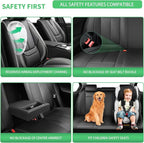 Fit Passport Car Seat Covers for Honda Passport 2019-2025 2026 -Upgraded Premium Waterproof & Breathable Leather,Airbag Compatible,All-Weather Seat Cushion Protector,2 Front/Black-Grey
