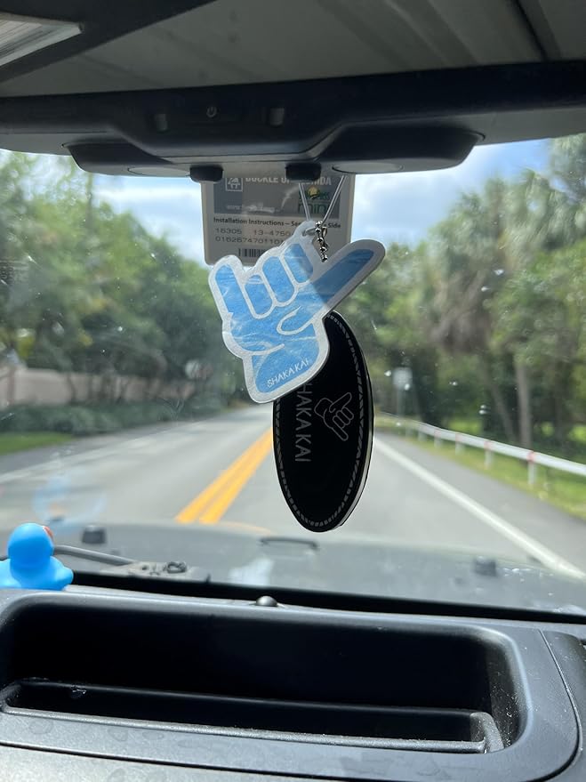 Shaka Kai Fresh Air Freshener Surf Wax Scents Long Lasting Great Smell Car, Boat, Rv- Ocean 3 Pack