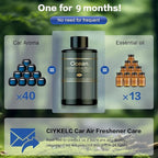 Car Air Freshener Refill for Men & Women 6.09 FL OZ /180ML-9 Month Ocean Scent Essential Oil Perfume, Essential Oil Made of Natural Plant Extracts, Compatible with Car Diffusers for Home/Office