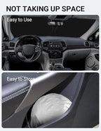 Proadsy 2026 Upgrade Front Windshield Sun Shade Foldable Sunshade Protector Custom for Jeep Cherokee 2014-2023 (Not for Jeep Grand Cherokee) Trailhawk Overland Limited Latitude Altitude Accessories