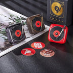 Car Record Player Air Diffusers Car Scents Air Freshener for Air Conditioning Outlet Clop Vent Clips Black, Mens Car Accessories