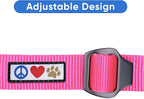 Pawtitas Dog Seat Belt | Pet Safety Seat Belt with Adjustable Strap for Small to Large Dogs | Exceeds Dog Safety Standards | Keep Your Dog Secure in The Car - Pink Car Seat Belt for Dogs