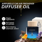 Car Air Freshener 50ML (1.7 FL OZ) Car Air Fresheners Diffuser, Woody Citrus Fragrance Oil Car Air Freshner, 180+ days Long Lasting Car Perfume, Wooden Cup Design, Made in USA
