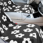 2 Pack Car Seat Towel Covers with Storage Bag 63 x 32 Inch Athletic Running Towel Seat Sweat Washable Non Slip Cover Gift for Car Outdoor Sport Activities (Florid Declamation)