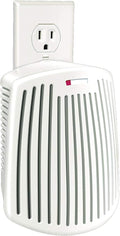 Hamilton Beach TrueAir Plug-Mount Odor Eliminator with Carbon Filter + Green Mountain Scent Cartridge, Common Household-Tobacco, Pet, Bathroom, Trash, On/Off Fan (04530GM)
