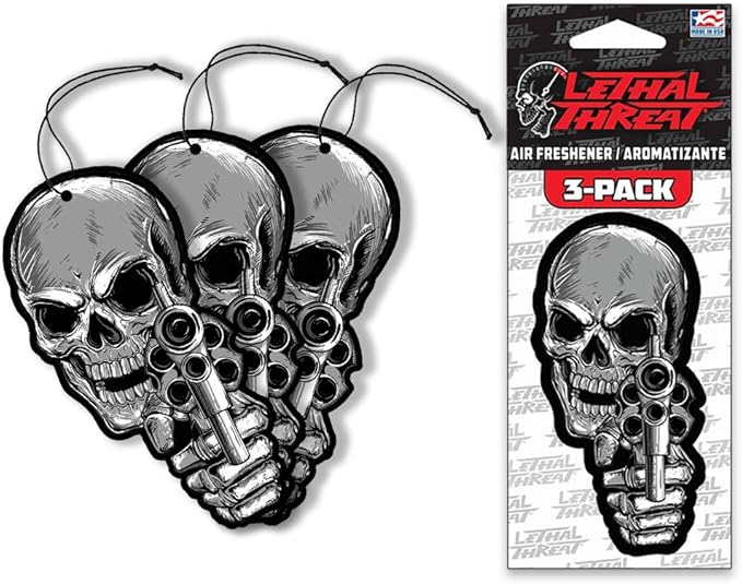 Paper Air Freshener Value Pack Skulls n Bullets