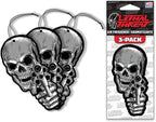 Paper Air Freshener Value Pack Skulls n Bullets