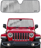 Windshield Sunshade for Jeep Wrangler 1997-2006 Custom Front Window Shade - AstraGuard