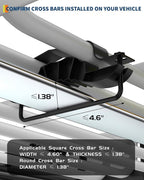 Garvee 46" x 36" Universal Roof Rack Basket, 200 Lbs Capacity Rooftop Cargo Carrier Basket with 15 Cubic Feet (44" x 34") Waterproof Luggage Bag, for Suvs, Trucks, Vehicles