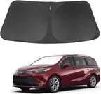 Windshield Sun Shade Fit for 2021 2022 2023 2024 2025 2026 Toyota Sienna Mini Van Accessories Front Window Sunshade Keeps Your Car Cooler