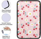 Dreaweet Car Armrest Cover Pink Center Console Cover Cute Cherry Car Accessories for Women Girly,Universal Auto Center Console Cover Pad for Cars SUV Trucks Sedan Soft Comfortable