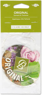Claire Burke Car Air Freshener, Original Scent, Hanging Car and Home Air Freshener, Pack of 6
