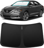 INSAUTO Custom Fit Windshield Sun Shade Accessories for Nissan Altima 2013-2018, Foldable Front Window Sunshade, UV & Heat Reflector, Keeps Interior Cool, Includes Storage Bag