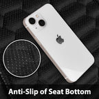CAR PASS 3D Foam Linen Leather Car Seat Covers Front Seats,Piping Quilting Water Resistant Linen Front Seat Covers for Car,Universal Fit for SUV Truck Sedan Automotive,Armrest Airbag Compatible,Black
