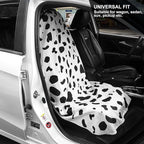 Waterproof Sweating Car Seat Cover for Post Gym Workout, Running, Swimming, Beach and Hiking, Universal Fit Non-Slip Bucket Seat Protector for Cars SUV Trucks, Machine Washable (1pcs-Cow)
