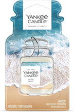 Yankee Candle Car Air Fresheners Hanging Car Jar Ultimate Sun & Sand Scented Neutralizes Odors Up To 30 Days, Gray