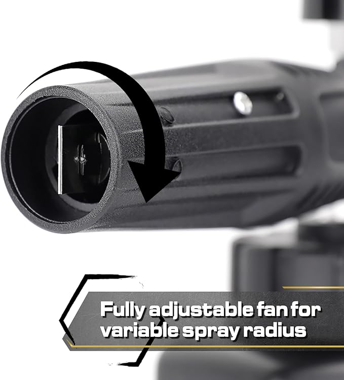 Blackline Foam Cannon for Pressure Washers (Wide Mouth), Durable Car Wash Foam Gun, Easy to Use & Adjust, Creates Thick Foam, 1L Bottle & Snow Foam Lance w/ 1/4" Quick Connect