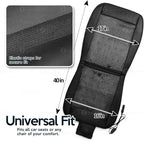 Zone Tech Black Cooling Car Seat Cushion 2-Pack 12V Automotive Adjustable Temperature Comfortable with Improved Air Circulation, Universal Fit for All Vehicles