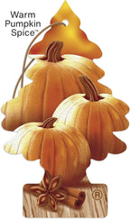 Little Trees Auto Air Freshener, Hanging Card, Warm Pumpkin Spice, 3 Pack