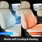 Coverland Custom Fit Car Seat Covers for Car Compatible with [1990-2006 Lexus LS, 1993-1998 Volkswagen Jetta] Premium Waterproof Non-Slip Interior Seat Protector [Full Set Beige - Size Chart X66]