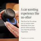 Pura Car Pro - Portable Smart Fragrance Diffusion - Rechargeable & Cordless Fragrance Diffusion for Car Rides - Portable Smart Car Diffuser - Automatic Start & Stop Accelerometer Detects Motion