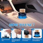 50ml Car Air Freshener, 1.7fl oz Large Capacity Air Freshener Diffuser Set, 3-Scent Natural Essential Oil Fragrance Aromatherapy