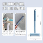 Cat Hair Remover 4-in-1 Multi-Functional Pet Hair Remover Brush,17.7Inch, Reusable Washable Lint Cleaner for Dog and Cat Hair, Gentle on Furniture, Sofas, Pet Beds, Bedding, Carpets, Clothing