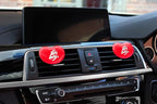 Jelly Belly 15710A 3D Gel Mini Vent Air Freshener Duo Pack-Very Cherry