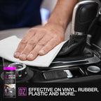 Suds Lab DZ Protective Interior Wipes, Interior Shield Car Protectant Wipes, Clean and Protect Automotive Surfaces from UV Damage, Fading, and Dust Buildup, Natural Matte Polish, 40 count