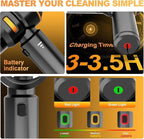 Handheld Car Vacuum Cordless, 22000PA Strong Suction Mini Vacuum Cleaner with Brushless Motor, 4-in-1 Portable Vacuum for Car Detailing, Home, Office & Travel, Black Golden