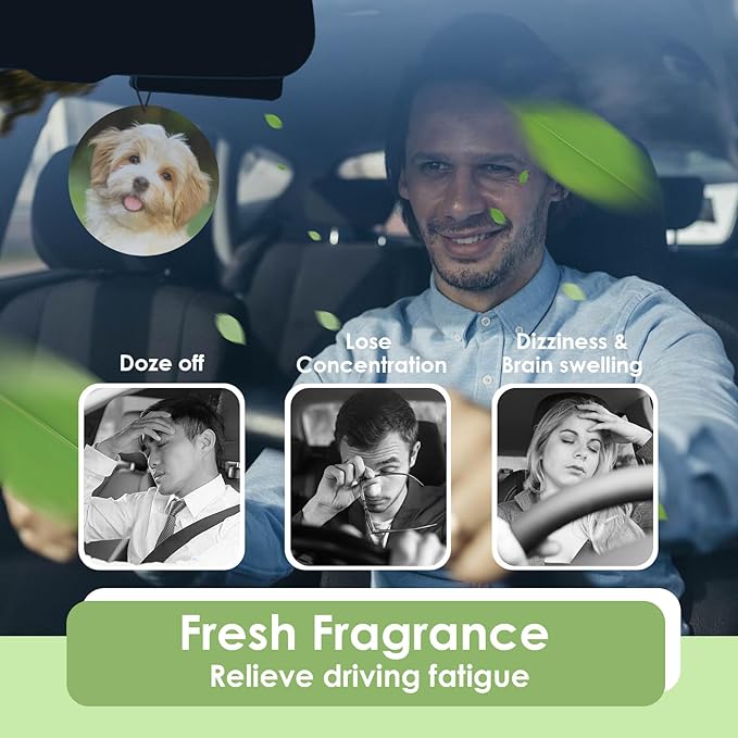 Custom Air Freshener for Car - Double Sided Photo Personalized Car Scents Air Freshener, Smell Air Fresheners With Picture for Wardrobe, Bathroom,Hanging Ornaments (rotundity)
