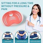 FLORICH Car Neck Headrest Pillows, Ergonomic Office Chair Seat Cushions, Car Lumbar Back Support Pads, for Back Butt Sciatica Tailbone Hip Pain Pressure Relief Comfortable Spine Hip Pillow