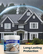 Transparent Waterproof Sealant,35oz Clear Transparent Waterproof Coating,Liquid Invisible Water Proof Agent for Roofs Walls,Garden,Bathroom,Kitchen Indoor & Outdoor Water Proof Sealant