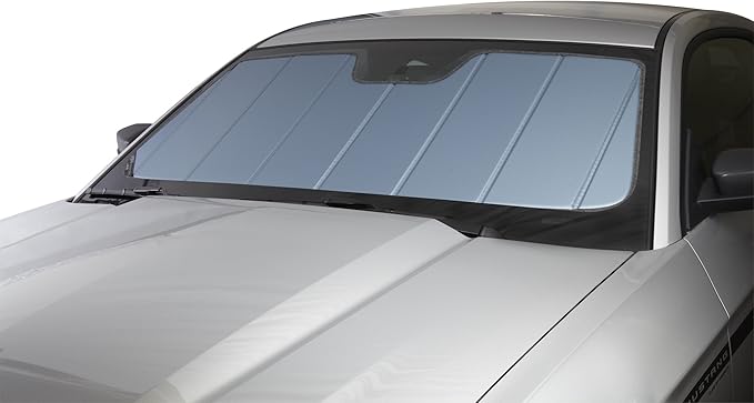 Covercraft UVS100 Custom Sunscreen | Fits 2004-2015 Nissan Armada, 2004-2015 Nissan Titan | Blue Metallic