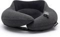 Inflatable Neck Pillow, Premium Travel Neck Pillow for Airplane Headrest Sleep - 3rd Generation, Double Comfort Plane Pillow for Long Flight